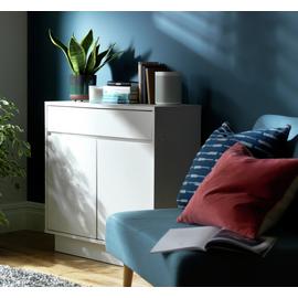 Argos Home Cubes 2 Door 1 Drawer Sideboard - White