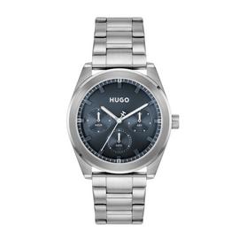 HUGO Men's Blue Dial Stainless Steel Bracelet Watch
