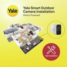 Yale Smart Outdoor Camera Mains Powered Installation