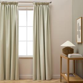 Habitat Blackout Pencil Pleat Curtain