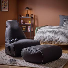 Argos Home Kids Gaming Bean Bag Chair - Black