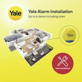Yale Alarm Installation - Up to 6 Items Including Siren