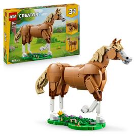 LEGO Creator 3in1 Beautiful Horse, Toy Animals Set 31166