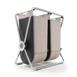 Simplehuman 48 L Double X Frame Hamper - Stainless Steel