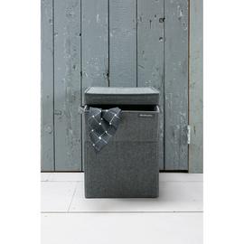 Brabantia 35L Stackable Laundry Container Box - Grey Black