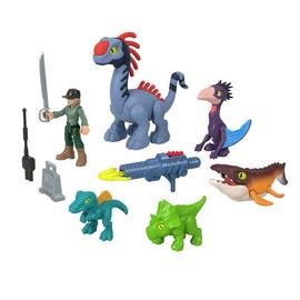 Imaginext Jurassic World Figures, Launcher & Accessories Set
