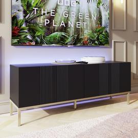 Frank Olsen Iona 4 Door TV Unit - Black