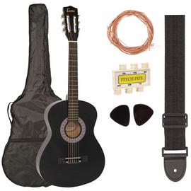 Encore 3/4 Size Classic Guitar Pack - Black