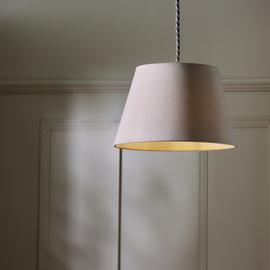 Argos Home Velvet Taper Easy Fit Lampshade - 27cm