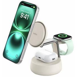 Belkin Qi2 25W UltraCharge Pro 3-in-1 Magnetic Charging Dock