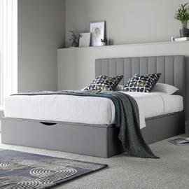 Time4Sleep Onelife Double End Lift Ottoman Bed - Grey