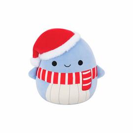 Squishmallows 7.5 Inch Samir Blue Whale Soft Toy