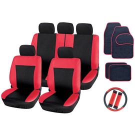 Streetwize Red & Black Interior Car Set