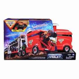Monster Jam Launch N Go Hauler Playset