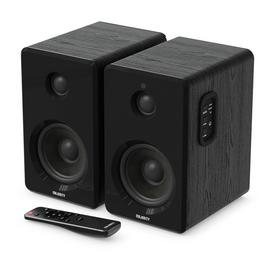Majority D40 Bookshelf Bluetooth Speakers - Black
