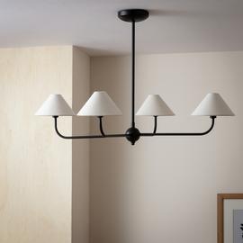 Habitat Metal Spider Leg Chandelier - Matte Black