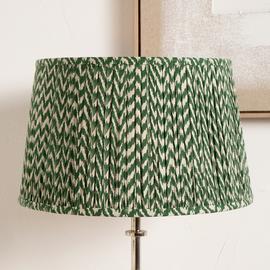 Pacific Vienna Green Mushroom Pleat Lampshade - 30cm