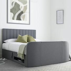 Time4Sleep Onelife Double Side Lift Ottoman TV Bed - Grey