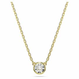 Swarovski Gold Tone Plated Imber Pendant Necklace
