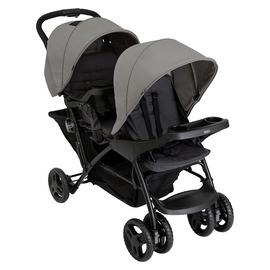 Graco TrailDuo Twin Tandem Pushchair - Grey
