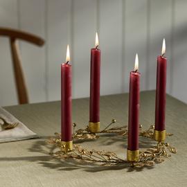 Argos Home Pressed Metal Wreath Candle Holder - Gold