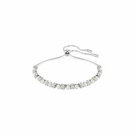 Swarovski Rhodium Plated Matrix Tennis Bracelet
