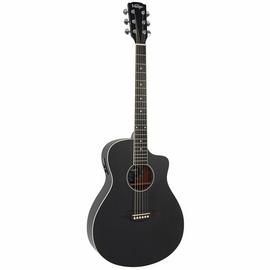 Vintage VEC300 Coast Electro-Acoustic Guitar - Black