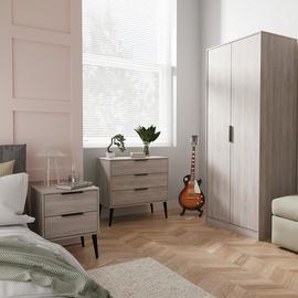 Welcome Talia 3 Piece 2 Door Wardrobe Set