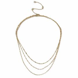 Liars & Lovers Gold Plated Multilayer Chain Necklace
