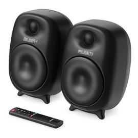 Majority D80 Bookshelf Bluetooth Speaker 80W - Black