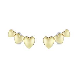 Olivia Burton Yellow Gold Mini Heart Stud Earrings