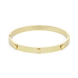 Olivia Burton Gold Plater Mini Heart Bangle