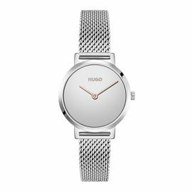 HUGO Ladies Silver Stainless Steel Adjustable Strap Watch