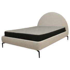 Koble Hanna Kingsize Fabric Bed Frame - Cream