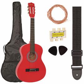 Encore 3/4 Size Classic Guitar Pack - Red