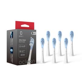 Oclean Ultra Clean Brush Head White - 6 Pack