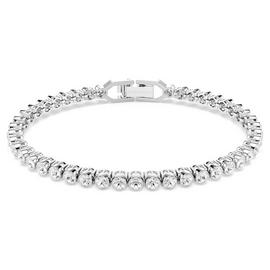 Swarovski Rhodium Plated Crystal Imber Emily Tennis Bracelet