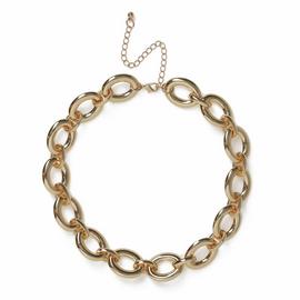 Freedom Gold Open Link Chain Necklace