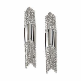 Freedom Silver Waterfall Drop Earrings