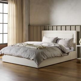 Habitat Dartford Double End Lift Ottoman Bed - Cream