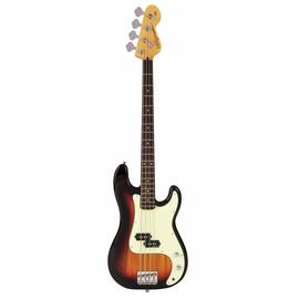 Vintage V40 Coaster Series Bass Guitar - 3 Tone Sunburst