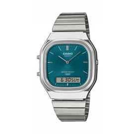 Casio Analogue Shaped Turquoise Dial Bracelet Watch