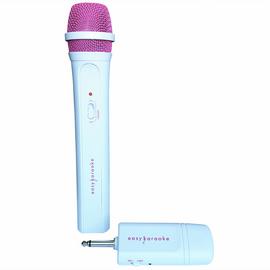 Easy Karaoke EKS717P Wireless Microphone - Pink & White