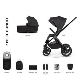 Venicci Upline 2 2in1 Pushchair – All Black
