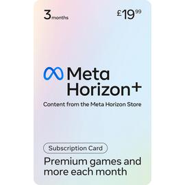 Meta Horizon+ 3 Months Subscription 19.99 GBP Gift Card