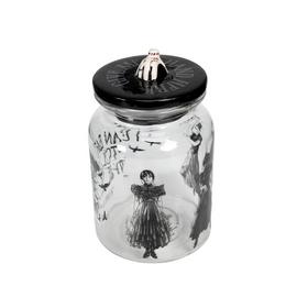 Wednesday Treat Glass Jar