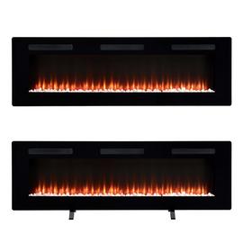 Dimplex Sense 1.6KW Linear Electric Wall Hung Fire - Black