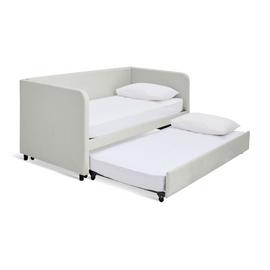 Habitat Chadwell Single Trundle Bed with 2 Mattress - Grey