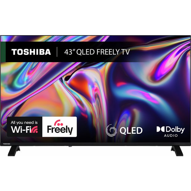 Buy Toshiba 43 Inch 43QV1563DB 4K Ultra HD HDR QLED Freely TV