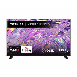 Toshiba 43 Inch 43QV1563DB 4K Ultra HD HDR QLED Freely TV